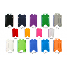 IDM Economy Open-Faced Portrait Badge Holder - 54mm x 86mm, Pack of 100