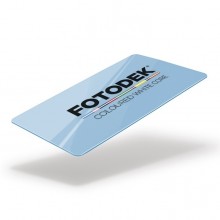 FOTODEKⓇ LB76-A Gloss Coloured White Core Cards (100s) - Airforce Blue 