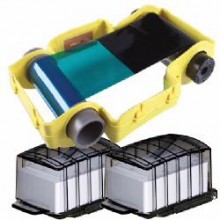 Magicard PCF8 100 Holopatch PVC cards in 2 dispensers + 100 shot PF2 cassette Alto