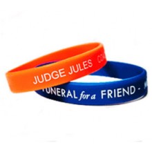 Screen Printed Silicone Wristbands (In any colour)