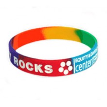 Segmented Silicone Wristbands (In any colour)