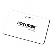 Fotodek® Premium Blank Slot Punched Cards - Pack of 100, Horizontal