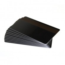 Fotodek® Black Rewrite Cards with 2750oe Hi-Co Magstripe - Pack of 100