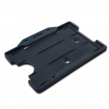 IDM IDM-OBH-L-DB Economy Open-Faced Badge Holder in Landscape (Packs of 100) - Dark Blue