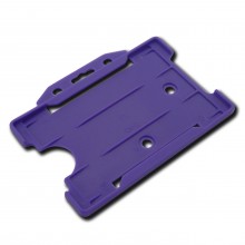 IDM IDM-OBH-L-PU Economy Open-Faced Badge Holder in Landscape (Packs of 100) - Purple