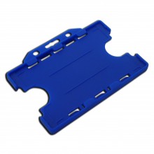 IDM IDM-OBH-L-LB Economy Open-Faced Badge Holder in Landscape (Packs of 100) - Light Blue