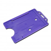 IDM IDM-OBH-P-PU Economy Open-Faced Badge Holder in Portrait (Packs of 100) - Purple