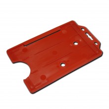 Red Open Faced Badge Holder (Pack of 100) - YA302