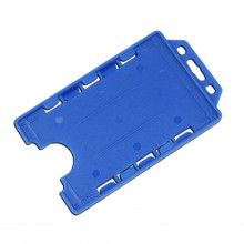IDM YA302-P-SB-D Double Sided ID Card Holder (Pack of 100) - Sky Blue - Portrait