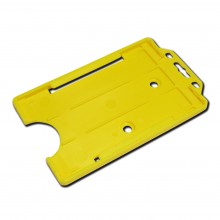 IDM IDM-OBH-P-YL Economy Open-Faced Badge Holder in Portrait (Packs of 100) - Yellow