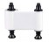 Evolis R2015 White Monochrome Ribbon - 1000 Prints