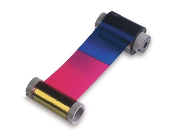 Fargo 84051 YMCK Full Colour Ribbon with Black Panel - 500 Prints