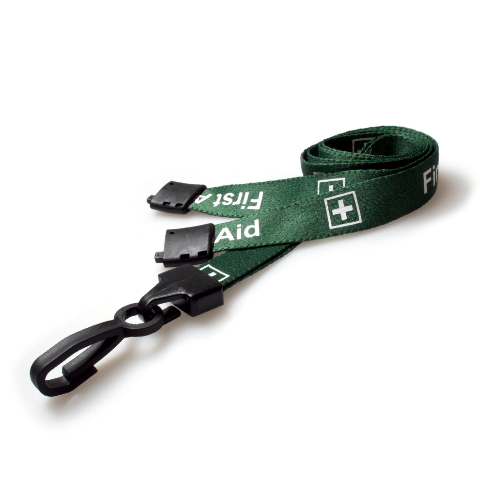90cm First Aid Breakaway Lanyards with Plastic Clip - Pack of 100